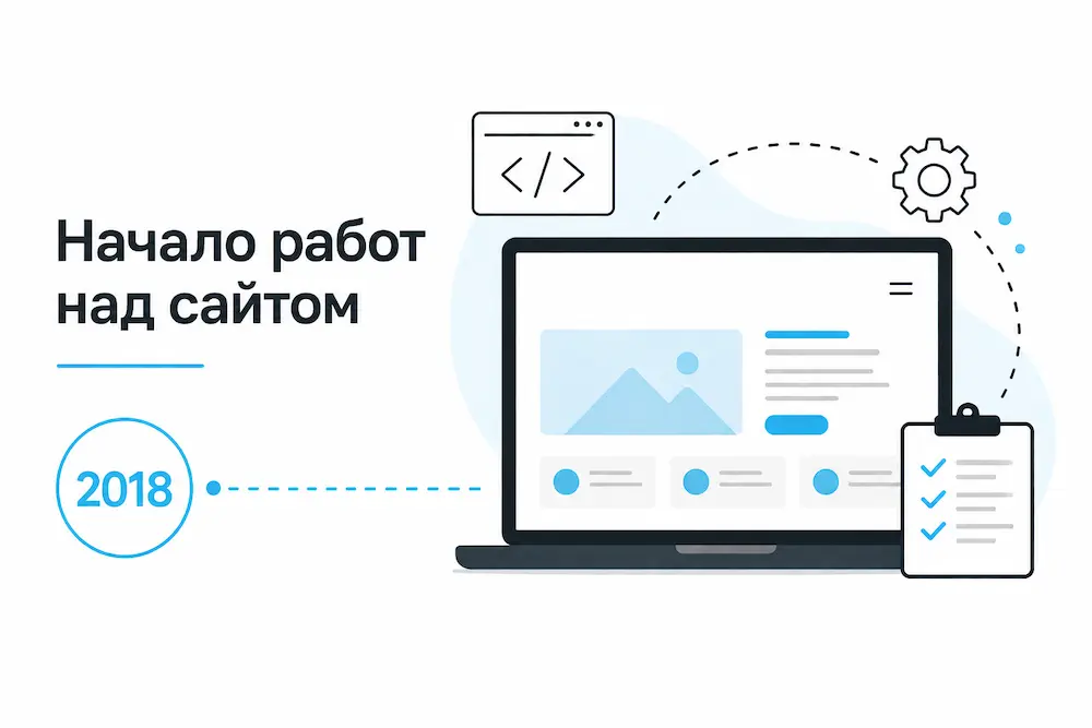 Начало разработки сайта протекодент